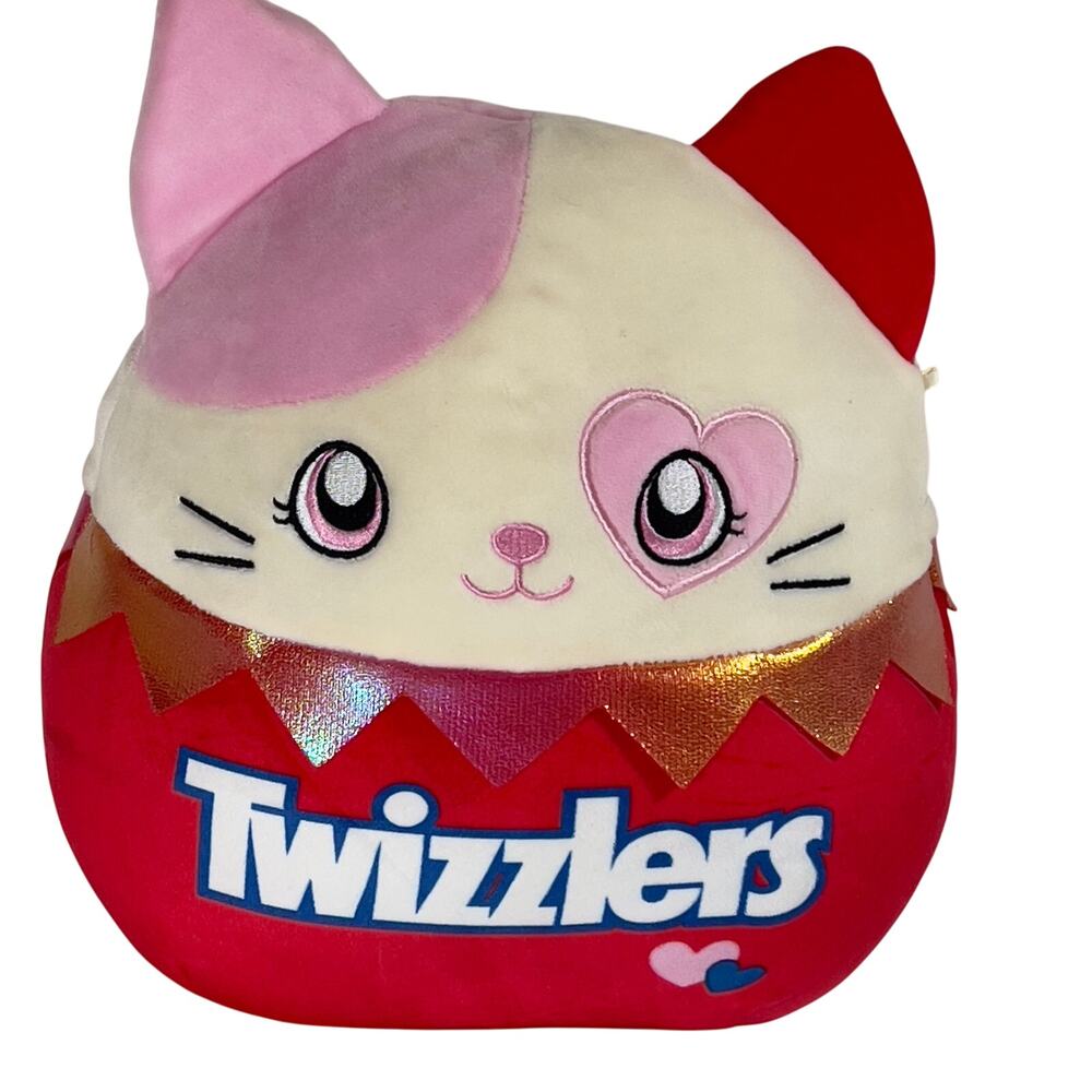 Original Squishmallows Hershey Twizzlers Karina Cat Plush Stuffed Animal Holiday